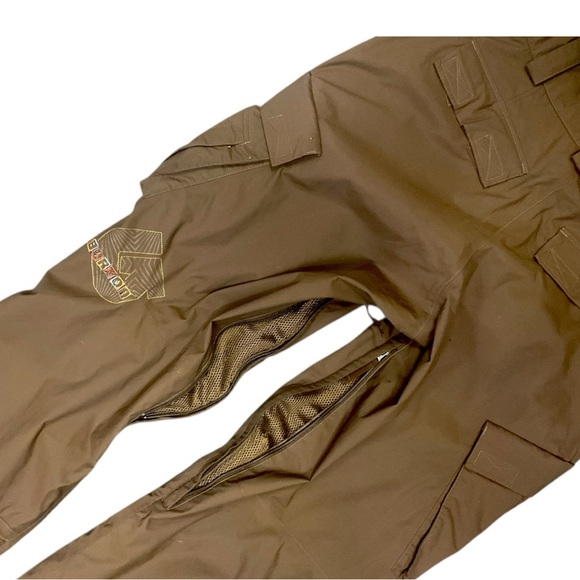 🏔️ Burton Cargo Snowboard Pants Men’s Large Brown Ski Snowboard Outdoor - Picture 11 of 11
